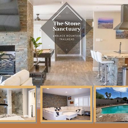 Lux Private Home - Pool, Billiards, 8 Smart Tvs, Board Games, Cotton Bedding - The Stone Sanctuary At Mccullough Hills Trailhead Las Vegas Eksteriør bilde